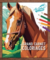 Mon grand carnet de coloriages AU GALOP
