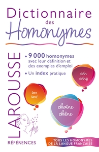 DICTIONNAIRE DES HOMONYMES