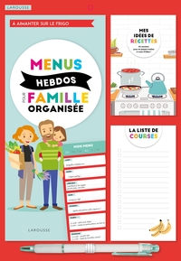 MENUS HEBDOS POUR FAMILLE ORGANISEE