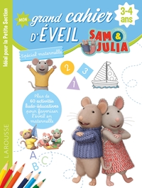 Mon grand cahier d'éveil - Sam et Julia - 3-4 ans