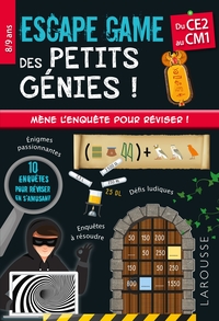 Escape game des petits génies - CE2-CM1 - Cahier de vacances