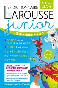 Le dictionnaire Larousse junior 2026