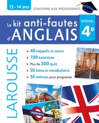 Kit anti-fautes d'anglais 4e