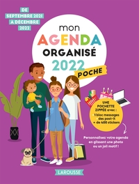 MON AGENDA ORGANISE POCHE 2022