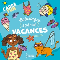 Carré fun - Coloriages Spécial vacances