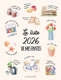 La liste 2026 de mes envies