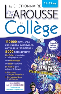 Dictionnaires Larousse du collège des 11/15 ans