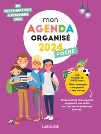 MON AGENDA FAMILLE ORGANISEE 2024 - POCHE