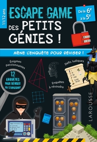 Escape game des petits génies - 6e-5e - Cahier de vacances