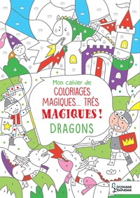 COLORIAGES MAGIQUES TRES MAGIQUES, DRAGONS