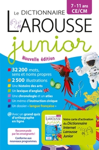 Dictionnaire CE/CM, Larousse Junior poche 7/11 ans + carte Internet