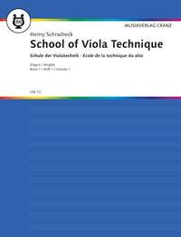 ECOLE DE LA TECHNIQUE DU ALTO - EXERCICES DANS LES DIFFERENTES POSITIONS. VIOLA.