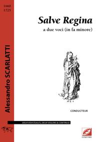 Salve Regina a due voci (in fa minore) - conducteur non réalisé