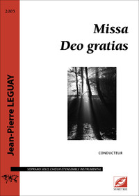 Missa Deo gratias (conducteur)