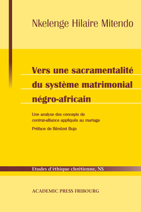 Vers une sacramentalité du système matrimonial négro-africain