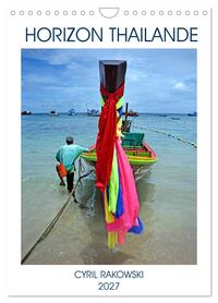 HORIZON THAILANDE (Calendrier mural 2027 DIN A4 horizontal), CALVENDO calendrier mensuel