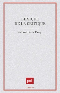 Lexique de la critique