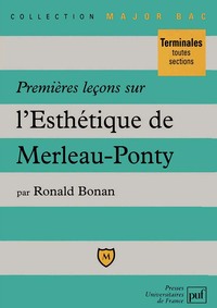 PREMIERES LECONS SUR L'ESTHETIQUE DE MERLEAU-PONTY