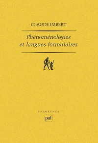 PHENOMENOLOGIE ET LANGUES FORMULAIRES