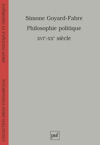 Philosophie politique (XVIe-XXe siècle)