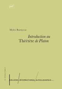 INTRODUCTION AU THEETETE DE PLATON