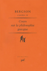 COURS SUR LA PHILOSOPHIE GRECQUE (COURS IV)