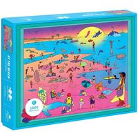 AT THE BEACH - 1000 PIECE PUZZLE /ANGLAIS