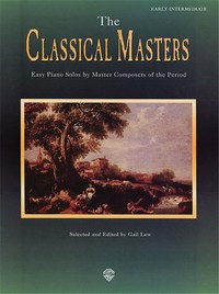 MASTERS SERIES: THE CLASSICAL MASTERS, EASY PIANO SOLOS BY MASTER COMPOSERS OF THE PERIOD