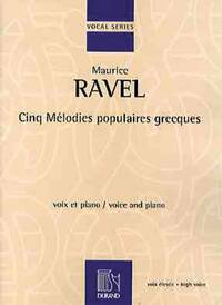 CINQ MELODIES POPULAIRES GRECQUES CHANT