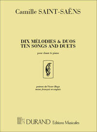 TEN SONGS AND DUETS, POUR CHANT ET PIANO CHANT