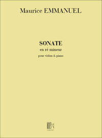 SONATE VIOLON-PIANO VIOLON