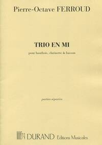 TRIO EN MI HAUTBOIS-CLARINETTE-BASSONPARTIES MUSIQUE D'ENSEMBLE