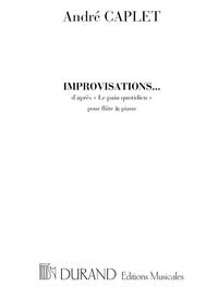 IMPROVISATIONS (D'APRES LE PAIN) FLUTE TRAVERSIERE