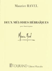 2 MELODIES HEBRAIQUES CHANT-PIANO CHANT