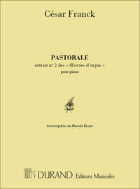 PASTORALE. TRANSCRIPTION POUR PIANO A DEUX MAINS PIANO