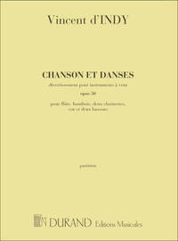CHANSONS ET DANSES OP.50 PARTITIONS (FL-HB-2