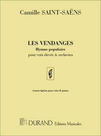 LES VENDANGES CHT-PIANO CHANT