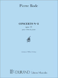 CONCERTO N. 8, POUR VIOLON ET PIANO (GELOSO) VIOLON