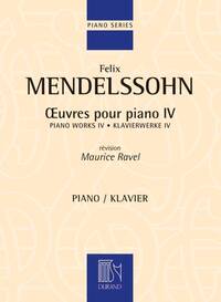 OEUVRES POUR PIANO - VOL. 4 REVISIONE MAURICE RAVE PIANO