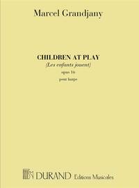 CHILDREN AT PLAY HARPE HARPE