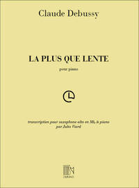 PLUS QUE LENTE SAXO-PIANO SAXOPHONE