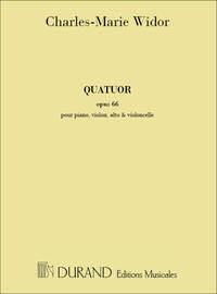 QUATUOR PIANO-VLN-VLA-VLC MUSIQUE D'ENSEMBLE