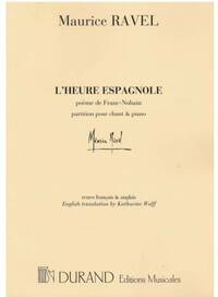 HEURE ESPAGNOLE CHT-PIANO (FR-ANGL) CHANT
