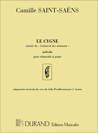 LE CYGNE POUR RECITANT-VLC-PIANO (SULLY CHANT