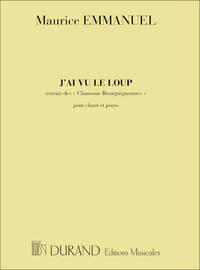 J'AI VU LE LOUP CHANT
