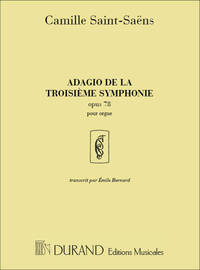 SYMPHONIE N 3 ADAGIO ORGUE ORGUE
