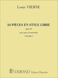 24 PIECES EN STYLE LIBRE OPUS 31 VOL.2 ORGUE