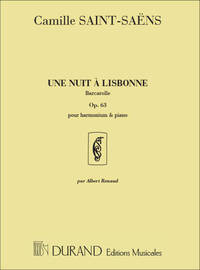 UNE NUITE A LISBONNE BARCAROLLE OP 63