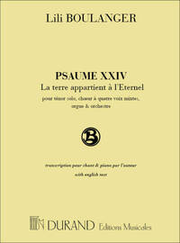 PSAUME 24 LA TERRE APPARTIENT A L'ETERNEL CHANT