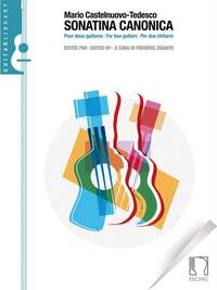 SONATINA CANONICA (PER DUE CHITARRE) -PARTITION+PARTIES SEPAREES